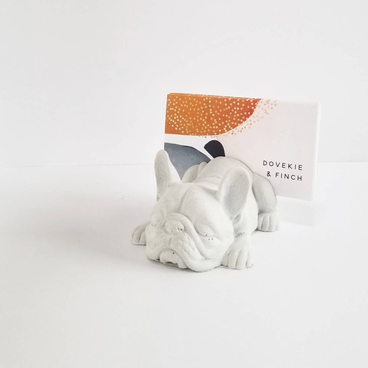 Frenchie Business Card Holder