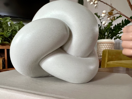 Laqrge Sculptural Knot Figurine